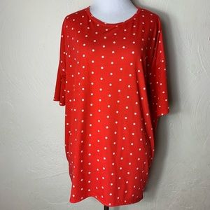 LuLaRoe Irma Tunic Polka Dot XS!
